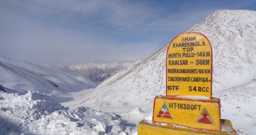 Khardung La Pass, Leh